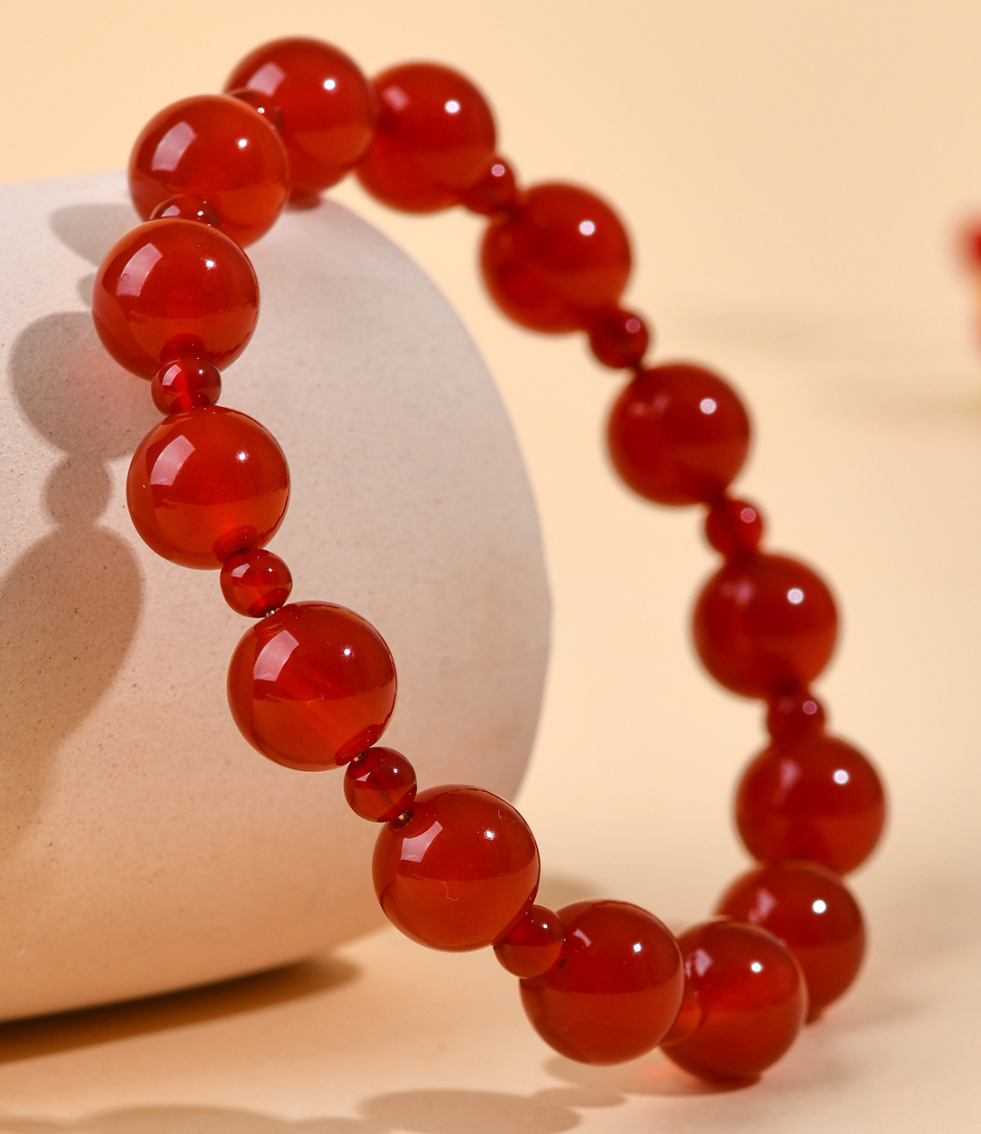 赤瑪瑙 ワンブレスレット
