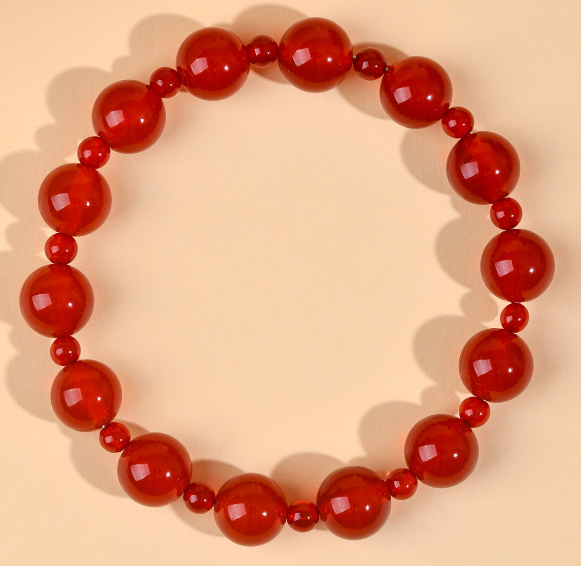 赤瑪瑙 ワンブレスレット